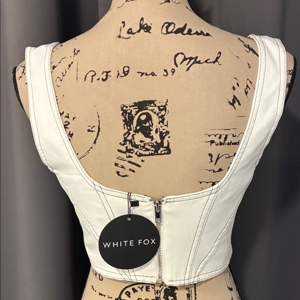 White Fox She's The One Bustier Top - Picture 2 of 7